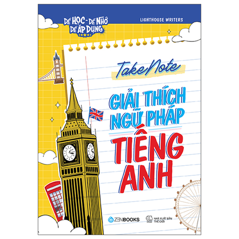 Takenote Giải Thích Ngữ Pháp Tiếng Anh
