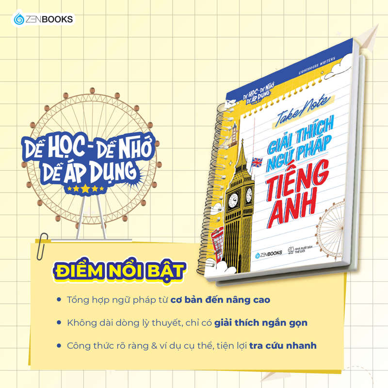 Takenote Giải Thích Ngữ Pháp Tiếng Anh
