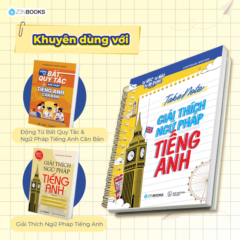 Takenote Giải Thích Ngữ Pháp Tiếng Anh