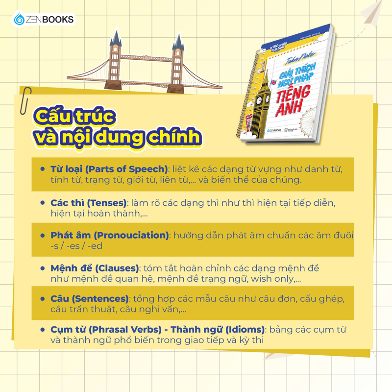 Takenote Giải Thích Ngữ Pháp Tiếng Anh