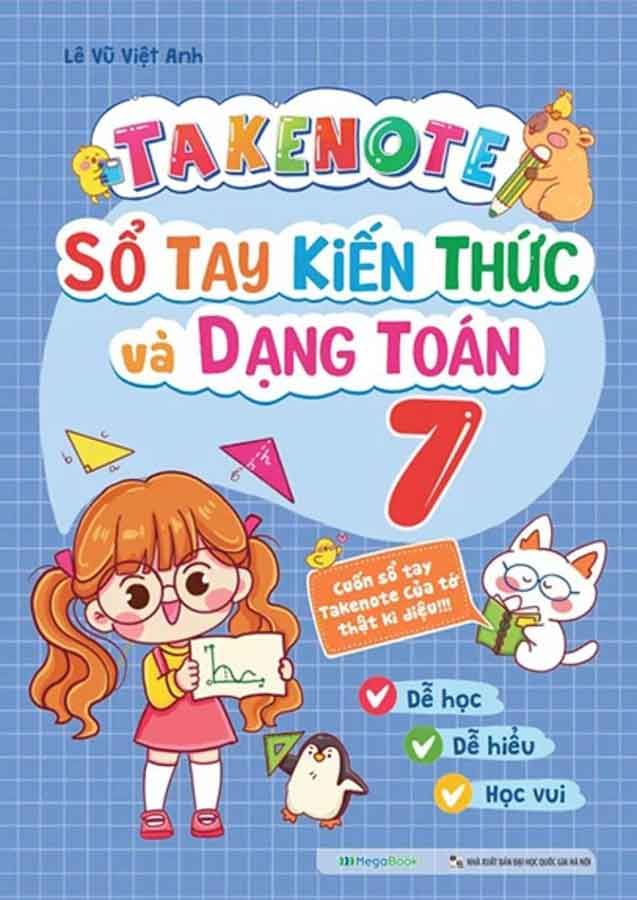 Takenote Sổ Tay Kiến Thức Và Dạng Toán Lớp 7