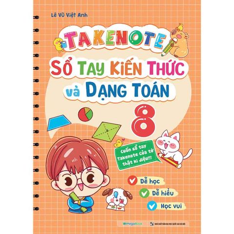 Takenote Sổ Tay Kiến Thức Và Dạng Toán Lớp 8