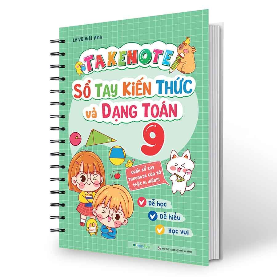 Takenote Sổ Tay Kiến Thức Và Dạng Toán Lớp 9