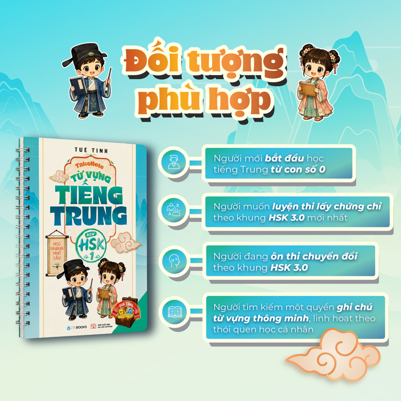 Takenote - Từ Vựng Tiếng Trung - New HSK 1