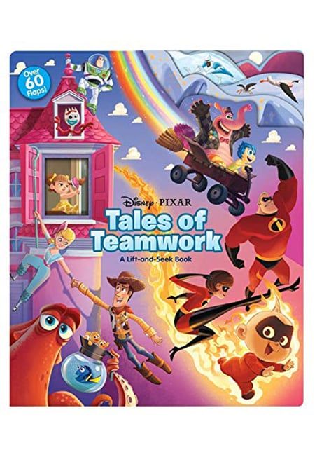 Disney Pixar Tales Of Teamwork: A Lift-And-Seek Book