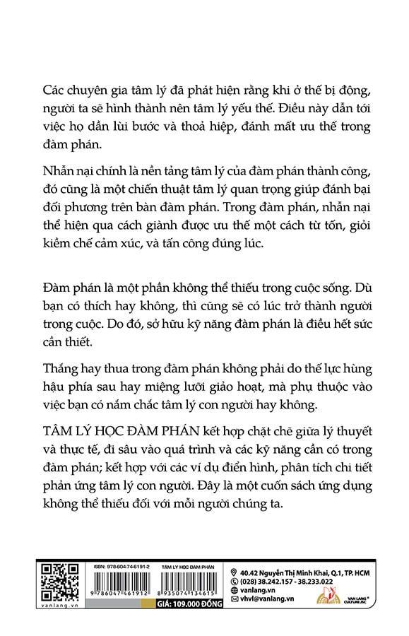 Tâm Lý Học Đàm Phán