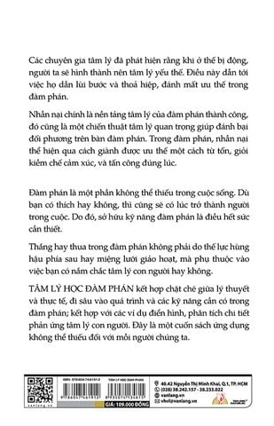 Tâm Lý Học Đàm Phán