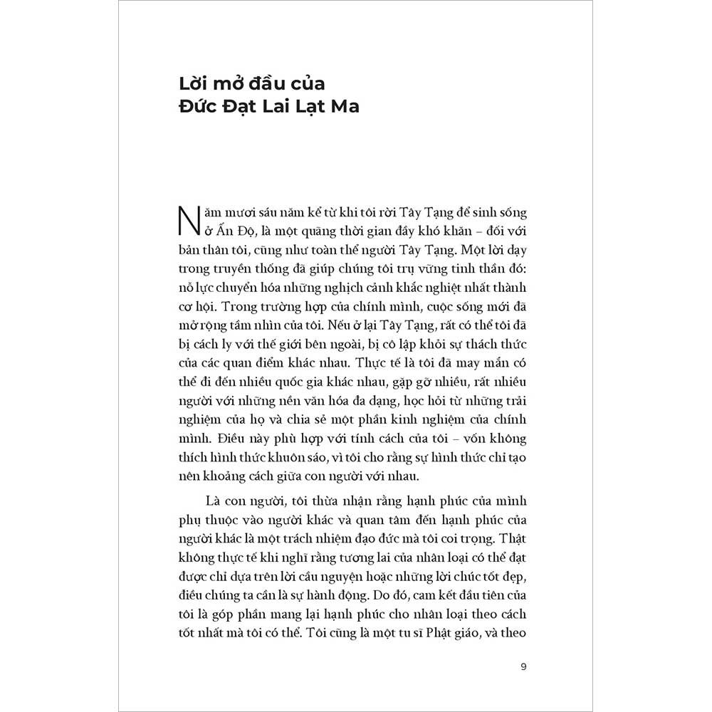 Tầm Nhìn Của Đức Đạt Lai Lạt Ma Về Thế Giới