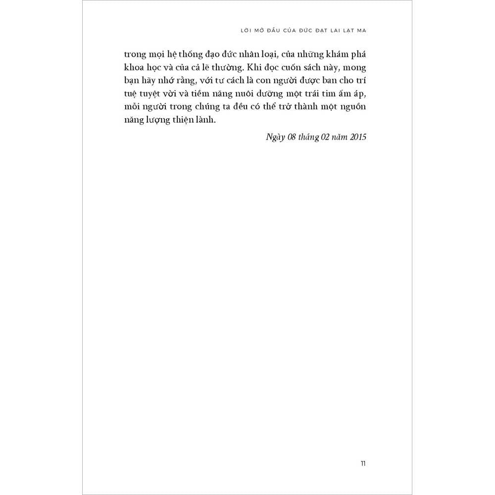 Tầm Nhìn Của Đức Đạt Lai Lạt Ma Về Thế Giới