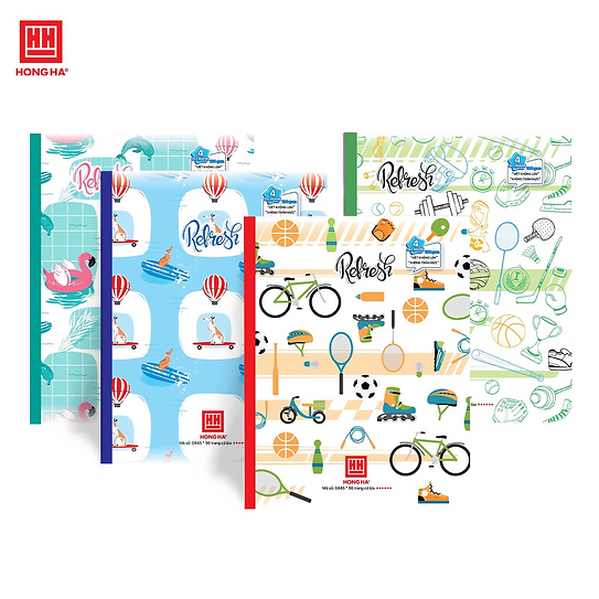 HH - Tập 96Tr Class Refresh, 4 Ly Ngang, Đl: 100/90-92 (5Q/Lốc)( Giao Mẫu Ngẫu Nhiên)