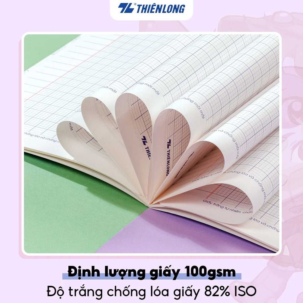 Tập Học Sinh 48tr Thiên Long - Akooland ĐL80gsm 4oly Vuông NB-114/AK (Giao mẫu ngẫu nhiên)
