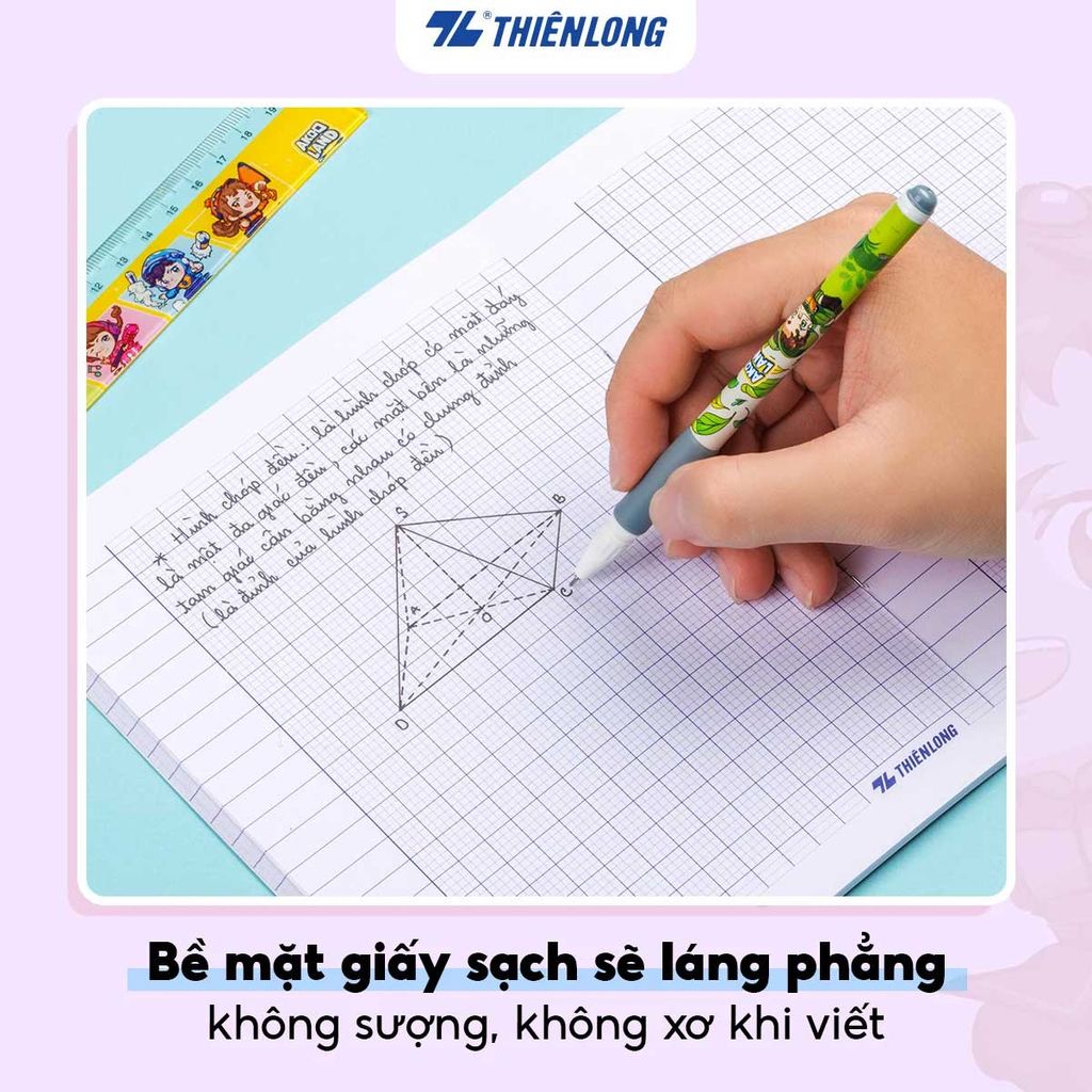 Tập Học Sinh 48tr Thiên Long - Akooland ĐL80gsm 4oly Vuông NB-114/AK (Giao mẫu ngẫu nhiên)