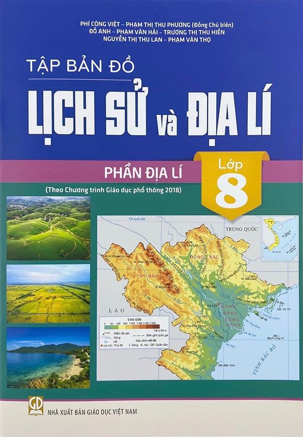 Tập Bản Đồ Lịch Sử Và Địa Lí Lớp 8 - Phần Địa Lí