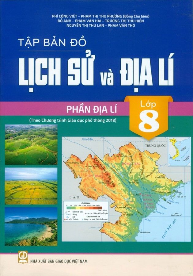 Tập Bản Đồ Lịch Sử Và Địa Lí Lớp 8 - Phần Địa Lí (Theo Chương trình Giáo dục phổ thông 2018)