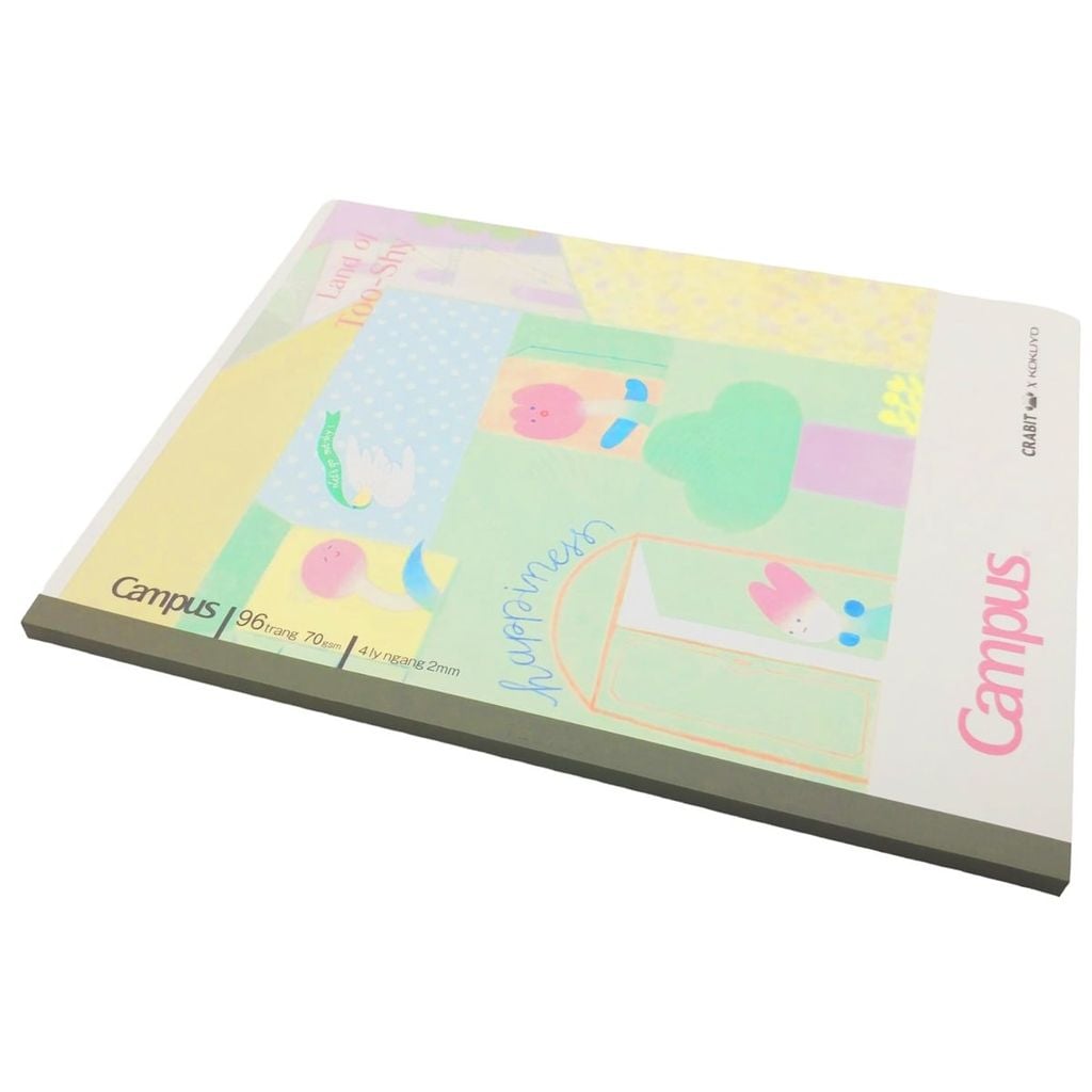 Tập Campus 96tr Dl70 Kẻ Caro Land Of Too Shy - A5G96LTS-01