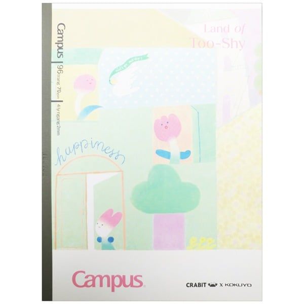 Tập Campus 96tr Dl70 Kẻ Caro Land Of Too Shy - A5G96LTS-01