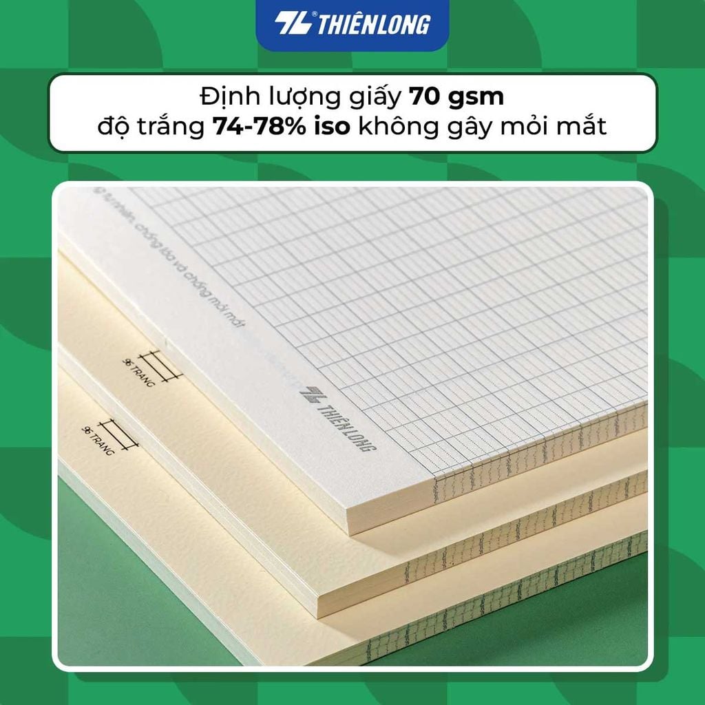 Tập Học Sinh Chống Lóa 96tr Thiên Long - Zootri A5 ĐL70gsm 4oly Ngang NB-146 (Giao mẫu ngẫu nhiên)