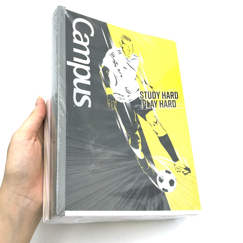 Campus - Tập Sinh Viên Contrast B5 120Tr ĐL58-65GSM Kẻ Ngang Có Chấm NB-BCON120 (Giao mẫu ngẫu nhiên)