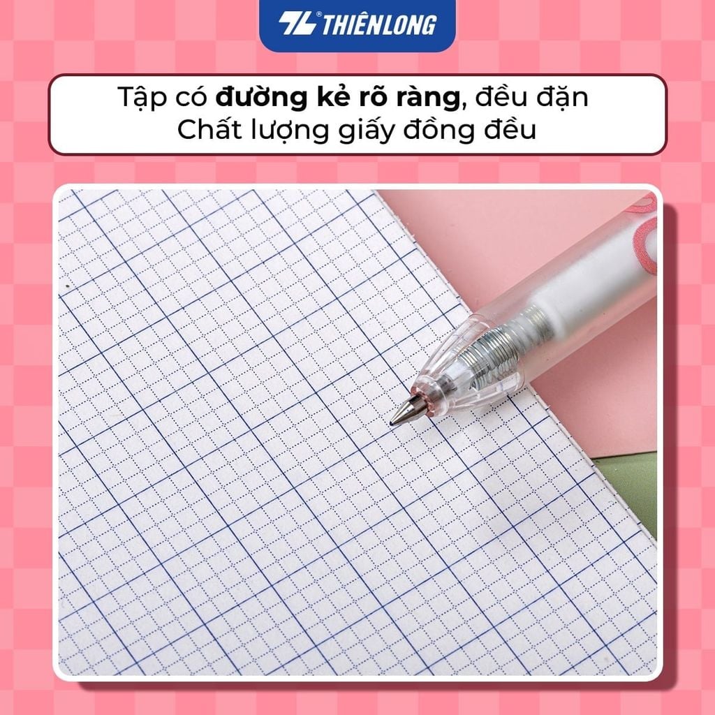 Tập Học Sinh Dán Gáy Chống Lóa 96tr Thiên Long A5 ĐL100gsm 4oly NB-130 (Giao mẫu ngẫu nhiên)