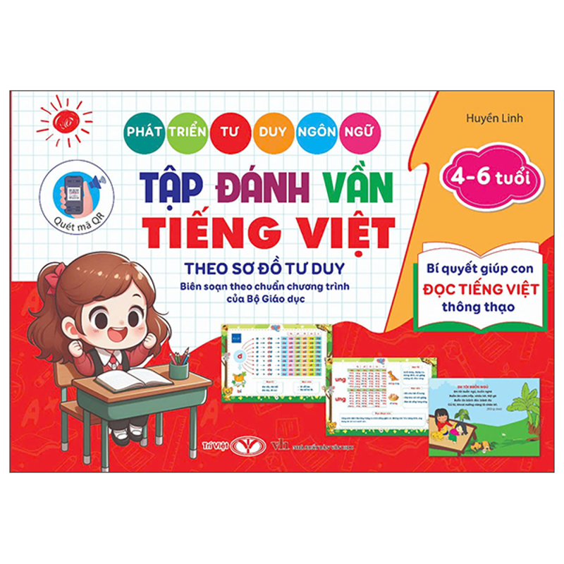 Tập Đánh Vần Tiếng Việt Theo Sơ Đồ Tư Duy (4-6 Tuổi)