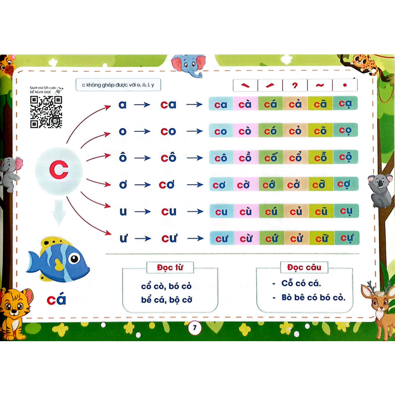 Tập Đánh Vần Tiếng Việt Theo Sơ Đồ Tư Duy (4-6 Tuổi)