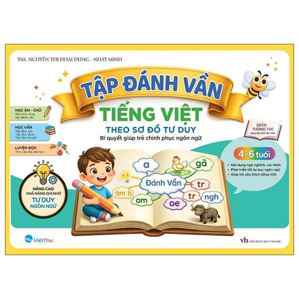 Tập Đánh Vần Tiếng Việt Theo Sơ Đồ Tư Duy 4-6 Tuổi