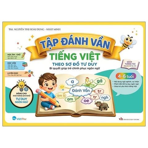 Tập Đánh Vần Tiếng Việt Theo Sơ Đồ Tư Duy 4-6 Tuổi