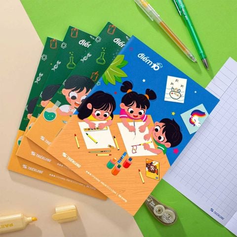 Tập Học Sinh 96tr Thiên Long - Điểm 10 ĐL80gsm 5oly TP-NB074 (Giao mẫu ngẫu nhiên)