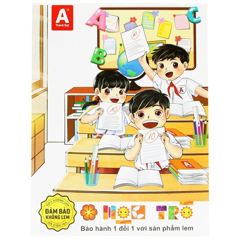 Tập Học Sinh 96tr Thành Đạt - Hoa Học Trò A5 ĐL80gsm 4oly (Giao mẫu ngẫu nhiên)