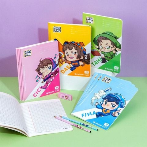 Tập Học Sinh 48Tr ĐL100 4 Ô Ly Vuông TP-NB002/Ak