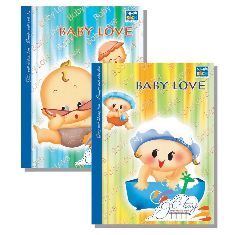 Tập Học Sinh Baby Love 96 Trang (4 Ô ly)