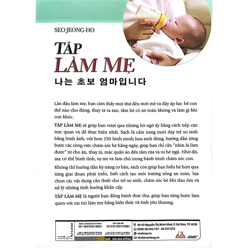 Tập Làm Mẹ - Chăm Con Từ 0-12 Tháng Bằng Hình Ảnh