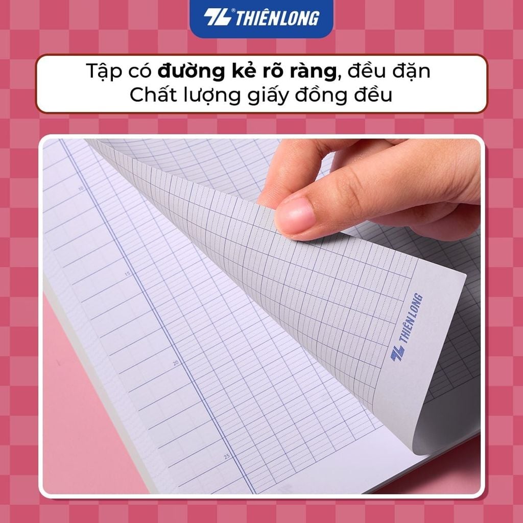 Tập Sinh Viên Thiên Long B5 200tr 70gsm 4 Ly Ngang NB-149 (Giao mẫu ngẫu nhiên)