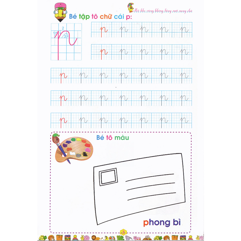 Tập Tô Chữ Cái Q3-Bé Vào Lớp 1