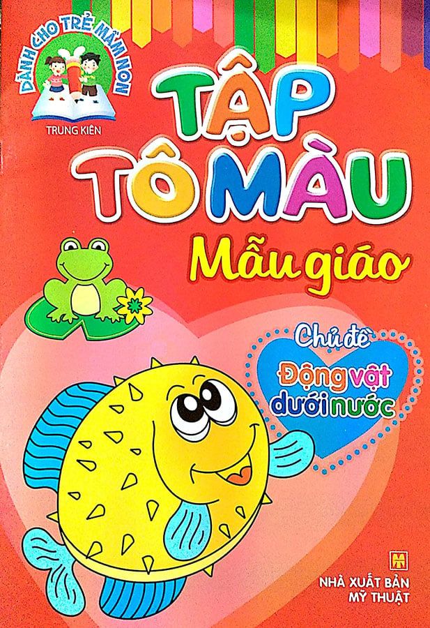 Tập Tô Màu Mẫu Giáo - Chủ Đề Động Vật Dưới Nước