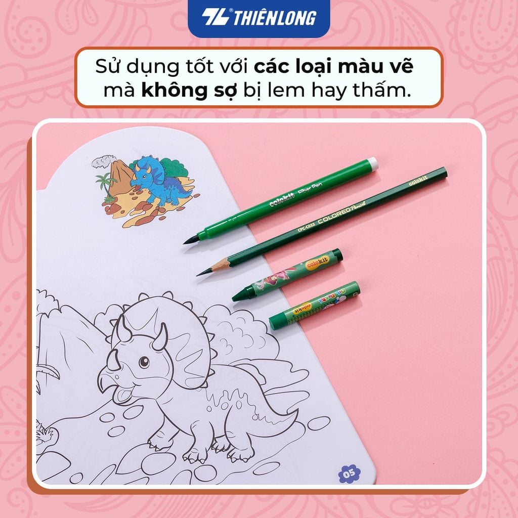 Tập Tô Màu - Coloring Book Thiên Long Colokit