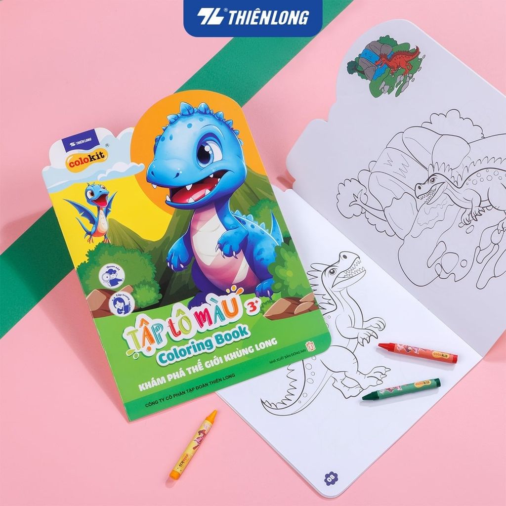Tập Tô Màu - Coloring Book Thiên Long Colokit