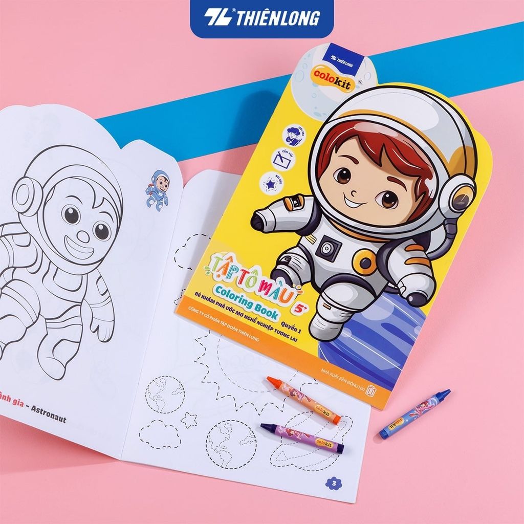 Tập Tô Màu - Coloring Book Thiên Long Colokit
