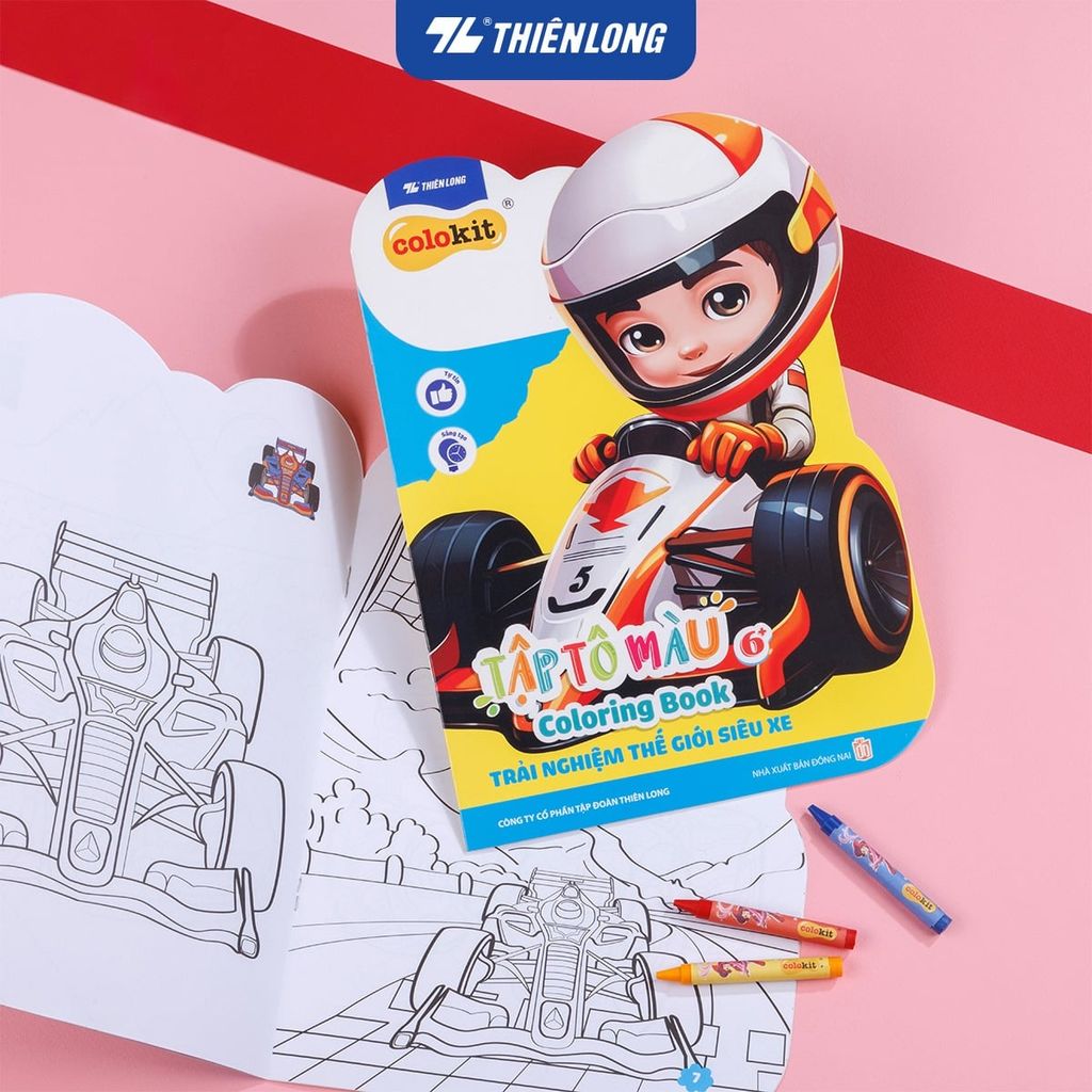Tập Tô Màu - Coloring Book Thiên Long Colokit
