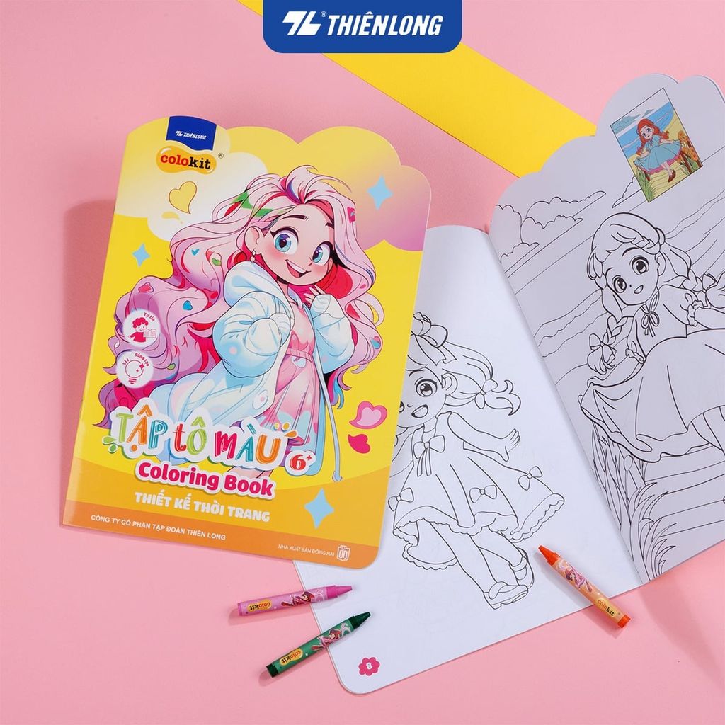 Tập Tô Màu - Coloring Book Thiên Long Colokit