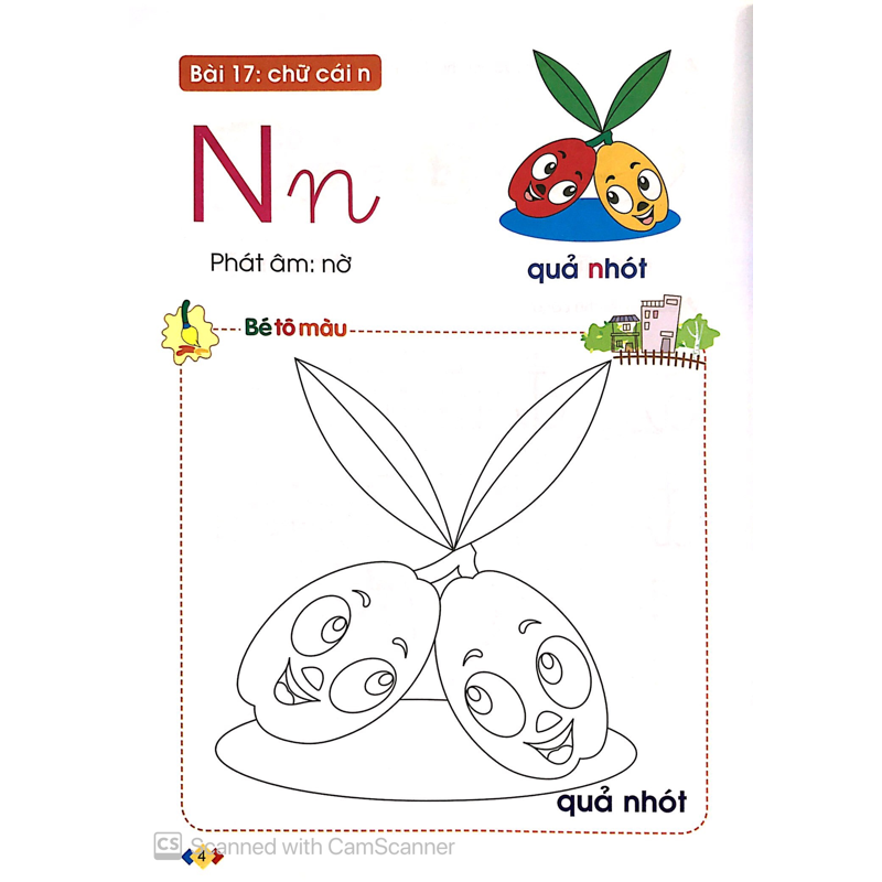 Tập Tô Và Làm Quen Với Chữ Cái Tập 2 (5-6 Tuổi)