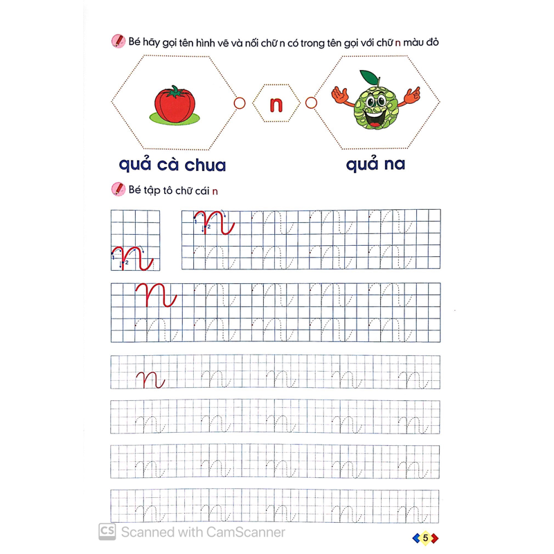 Tập Tô Và Làm Quen Với Chữ Cái Tập 2 (5-6 Tuổi)