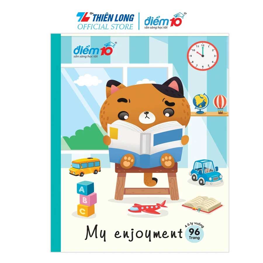 Tập Học Sinh 96tr Thiên Long - Điểm 10 A5 ĐL100gsm 4oly TP-NB061 (Giao mẫu ngẫu nhiên)