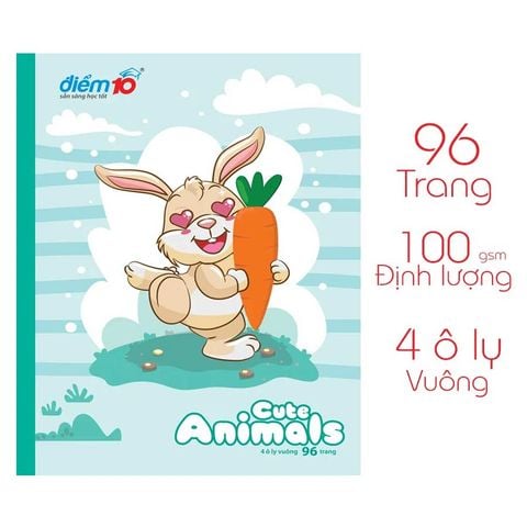 Tập Học Sinh 96tr Thiên Long - Điểm 10 A5 ĐL100gsm 4oly TP-NB061 (Giao mẫu ngẫu nhiên)