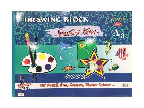 Tập Vẽ Khổ A3 Lucky Star
