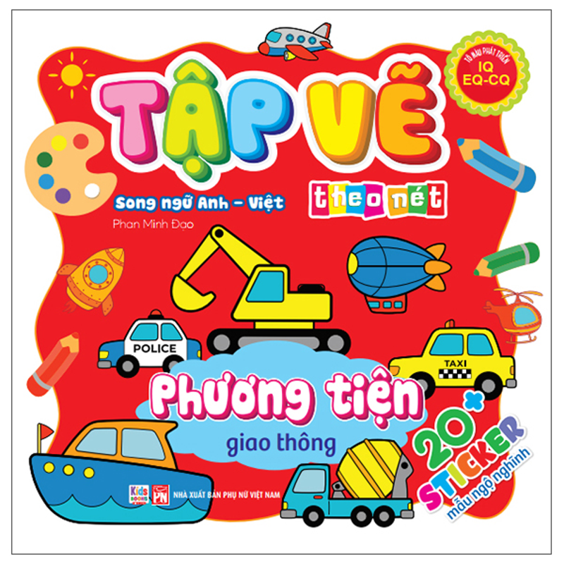 Tập Vẽ Theo Nét - Đồ Ăn Bé Yêu Thích (Song Ngữ Anh - Việt)