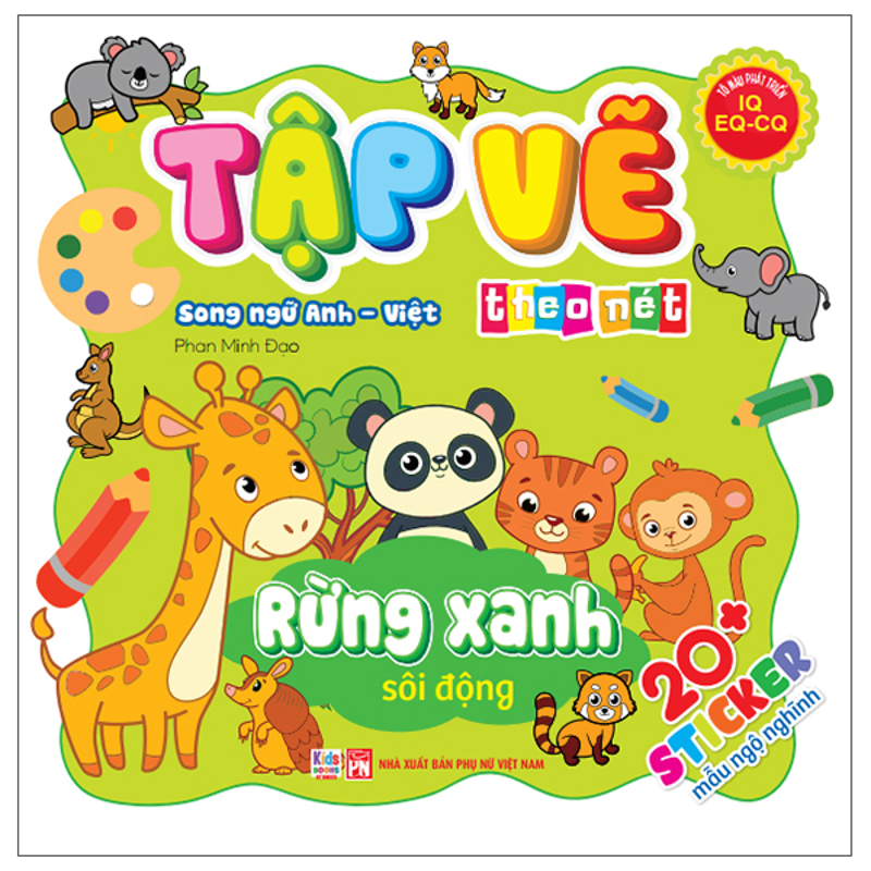 Tập Vẽ Theo Nét - Đồ Ăn Bé Yêu Thích (Song Ngữ Anh - Việt)