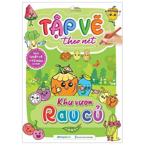 Tập Vẽ Theo Nét - Khu Vườn Rau Củ