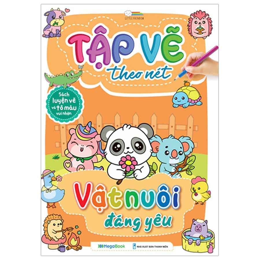 Tập Vẽ Theo Nét - Vật Nuôi Đáng Yêu