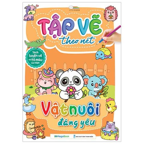 Tập Vẽ Theo Nét - Vật Nuôi Đáng Yêu